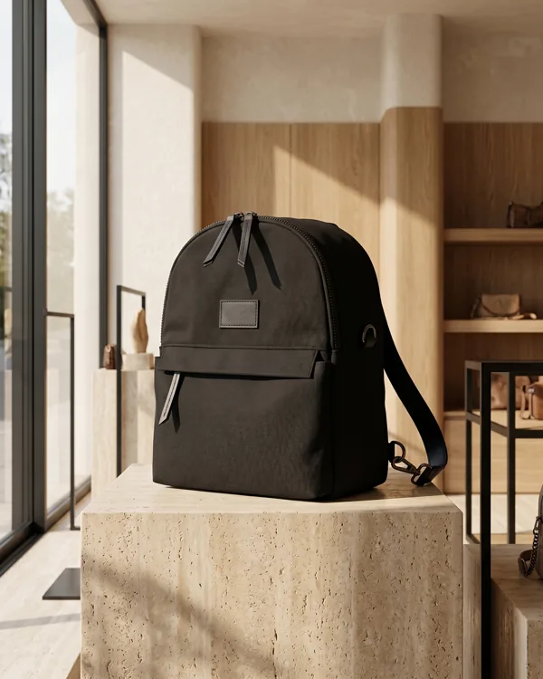 Canvas backpack — pouches & accessories bag by Fuleswar Bag Company