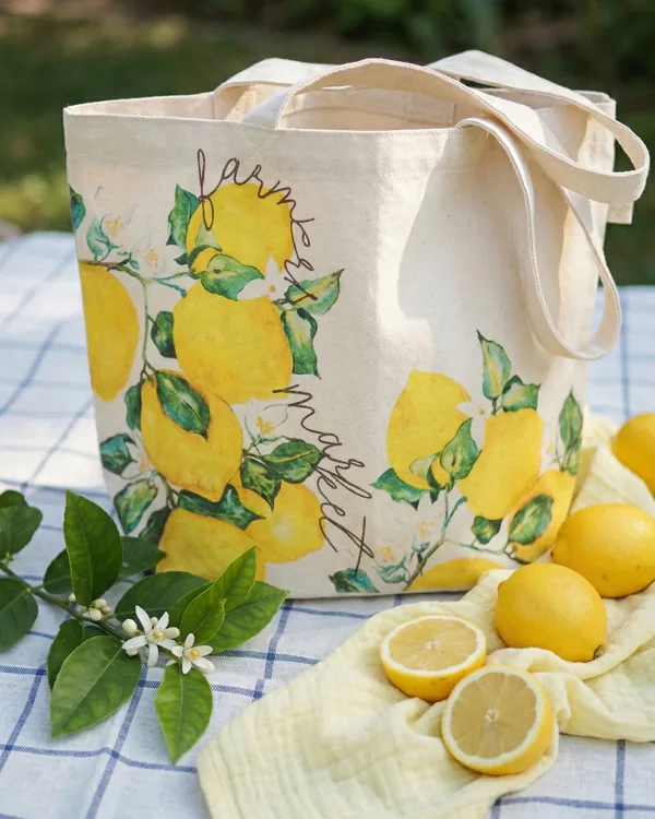 Digitally printed cotton tote, 10 oz — cotton bag by Fuleswar Bag Company