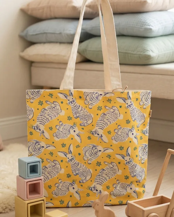 Digitally printed cotton shopper, 10 oz — cotton bag by Fuleswar Bag Company