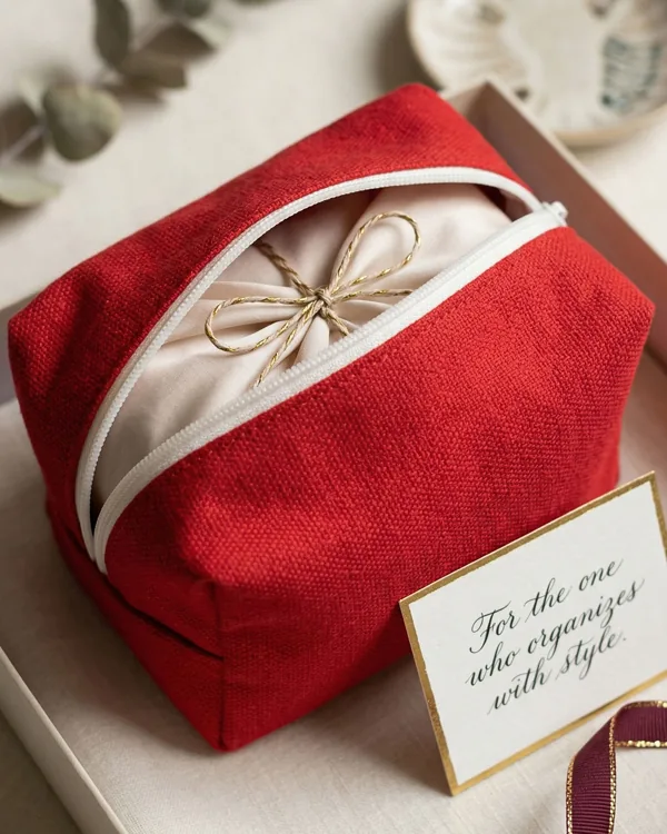 Cotton box pouch, dyed — pouches & accessories bag by Fuleswar Bag Company